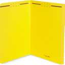 Blue Summit Supplies Yellow File Folders with Prongs, Legal Size, and 1/3 Cut Reinforced Tabs, Durable 2 Prongs, Designed to Organize Standard Medical or Law Files, 50 Pack