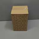 Sophia & William Cotton Comforter Cover Set Queen Size, Waffle Weave White Duvet Cover Set 3 Piece, White + Blue