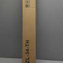 Bamboo Roman Shades with Valance Cover, Cordless Blinds for Indoor Windows, Light Filtering Woven Wood Shades for Home & Patio, Privacy Protection, 34" W x 64" H, Carbonized