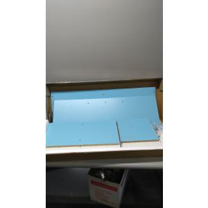 Furinno 5-Cube Reversible Open Shelf, White/Light Blue 11069WH/LBL
