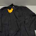 GRECERELLE Women's 3/ 4 Sleeve Summer Lightweight Knit Cropped Shrugs Cardigan Sweater, Black, L