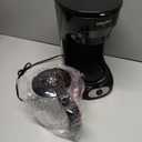 Mueller 12-Cup Drip Coffee Maker - Borosilicate Carafe, Auto-Off, Reusable Filter, Anti-Drip, Keep-Warm Function, Clear Water Level Window Coffee Machine, Kitchen Essentials & Accessories (Black)