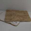 OLANLY Bathroom Rugs 44x24, Extra Soft Absorbent Chenille Bath Rugs, Rubber Backing Quick Dry, Machine Washable Bath Mats for Bathroom Floor, Tub and Shower, Home Decor Accessories, Beige (44" x 24", Beige)