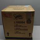 Signature Design by Ashley Wardmont Contemporary Modern Table Lamp with Drum Hardback Fabric Shade, On-Off Switch, Ceramic, 17.75" High, Antique White