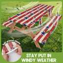 Picnic Table Cover with Bench Covers Waterproof Vinyl Elastic Rectangle Fitted Table Cloth Camping Lovers Essentials Rv Car Travel Overlanding Outdoor Roadtrip Road Trip Women Men Camper Gifts 6 Foot