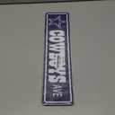 Cowboys Ave Metal Street Sign 4"x16" Football Team Logo Avenue Man Cave