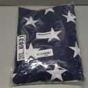 Memorial American Flag 5x9.5 ft, 100% Heavy Duty Cotton Burial Casket Flag for Veteran Military with Embroidered Stars, Sewn Stripes, Brass Grommets, for USA Display Case (Flag not Pre-Folded)