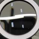 Glass Magnifying Glass with 36 LED Light and Case, 10X 30X Handheld Real Glass Magnifier with 5 Light Modes Rechargeable Lighted Magnifying Glass for Seniors Reading, Inspection (White & Black)