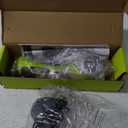 SnapFresh Cordless Electric Scissors, 4V Electric Mini Box Cutter, Carpet & Cardboard Cutter Tool with a Replacement Blade/Charger, Rotary Cutter for Cardboard Packages Leather Plastic Green