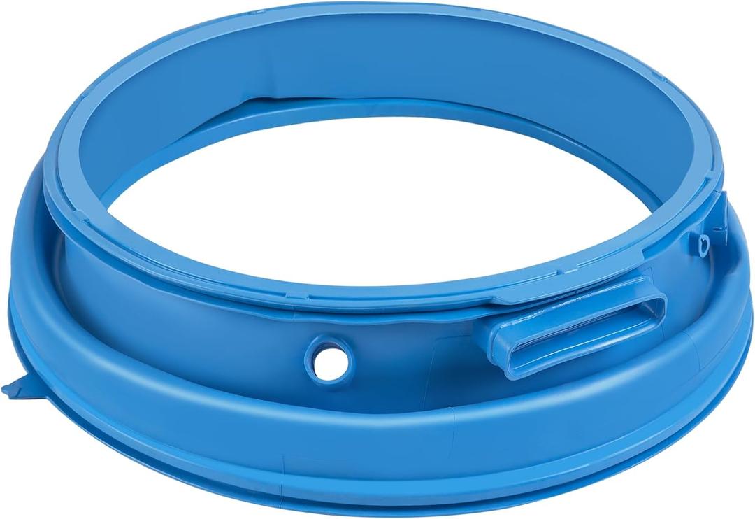 OEM WH05X29514 Washer Door Diaphragm, Rubber, Plastic, Replacement Clothes Washing Machine Door Gasket Seal for GE Washer, Door Boot Seal, AP6983547, PS12743601, EAP12743601