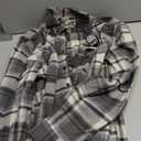Dubinik® 6 oz Flannel Shirt for Men Plaid Mens Button Down Long Sleeve Shirts Cotton Casual, Large
