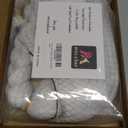 Miss U Hair Women Long Straight White Braided Wig with Snowflake Hairpin Princess Halloween Cosplay Costume Wig