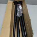 LCSDLHLSY 40Incn Metal Table Legs,Modern Desk Leg,DIY Coffee Desk, Dining Desk,Bar Support FeetSide Table,Adjustable Round Furniture Legs Set of 4(Black).