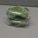 Suction Cup Kitchen Sink Caddy – Triangular Sink Drain Basket & Strainer – Small Corner Sink Trash Catcher for Vegetables, Fruits, Sponges, Soap – Space-Saving Organizer (2, Green)