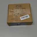 GBL 2" Heavy Duty Caster Wheels with Brakes + Screws - up to 440Lbs - Set of 4 No Floor Marks Silent Castor for Furniture - Rubbered Trolley or Pallet Swivel Wheels - Black Casters