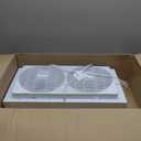 shinic 9" Dual Window Fan with Manual Reversible Airflow, 2-Speeds Twin Fans, Expandable Panels (22"-33"), Built-in Handle & Removable Feet, Ideal for Home, Kitchen, Bedroom, Office Ventilation, Large