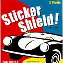 STICKER SHIELD - Windshield Sticker Applicator for Easy Application, Removal and Re-Application from Car to Car - 4 inch x 6 inch Sheets (Pack of 2 Sheets)