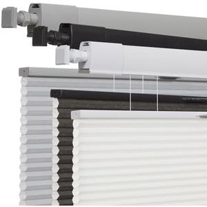 No Drill No Tools Cellular Shades for Windows, Light Filtering Cordless Blinds for Indoor Windows, Top Down Bottom Up Honeycomb Blinds, Easy to Install, Light Filtering-White, 32inch