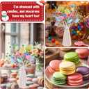 12 Pcs Pastel Christmas Tree Picks 2025 Macaron Christmas Decoration 15 Inch Pastel Curly Picks Twig for Xmas Wreath Garland Vase Filler Home Craft Holiday Party Supplies (Colorful)