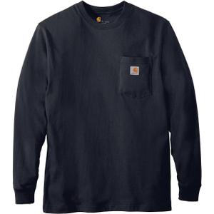 Carhartt Men's Dearborn Loose LS T-Shirt (XX-Large, Dark Blue)