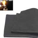 High Temp 18"X24"X1/4'' 6MM Felt Carbon Fiber Welding Blankets Black (18 x 24 inches)