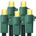 Brizled Christmas Lights, 33ft 100 LED 5MM Wide Angle Gentle Twinkle Christmas Lights Warm White, 120V UL Certified Connectable Xmas String Light Outdoor Xmas Tree Light for Tree Party Home Holidays