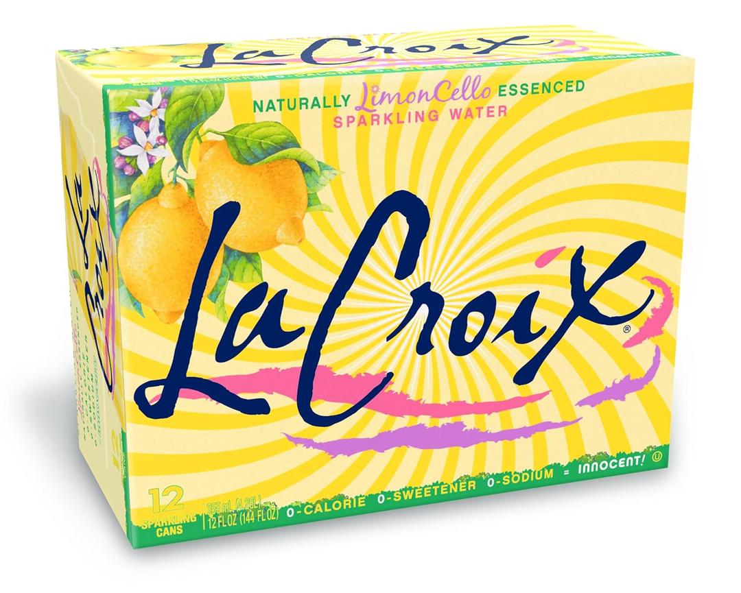 La Croix Sparkling Water, LimonCello, 12 Fl Oz (pack of 12) (EXP 06/17/27)