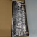 Metal Screwdriver Organizer, 15.75inch Utility Wall Mount Tool Organizer for Screwdrivers Pliers Holder with 35 Holes, Hand Tool Storage Rack for Workbench, Garage, Warehouse (Black, 2 Layers) (Without Charging Station)