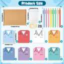 ANGOLIO Nurse Sticky Notes with Pens - National Nurses Day 97Pcs Funny Costume Self-Stick Notes Nursing Student Essentials School Stationary Gifts Booklet Notepads Pens for Hospital School Party Gifts