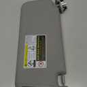 Gray Passenger Right Side Sun Visor Replacement Compatible with Toyota RAV4 2006-2013 Replace 74310-42452-B2