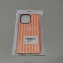 Magnetic for iPhone 14 Pro Max Case Cute Wavy Stripes Phone Case, Orange