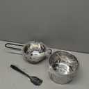 Melting Pot Set Stainless Steel Double Boiler Pot for Cooking Baking and More Random Color