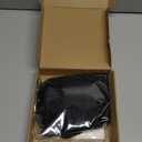 Soarer Black Ostrich Feather Boas  2yards 3ply Long Boas for Party, DIY Production, Clothing Decoration (Black)