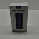 Ultimate Ears MEGABOOM 4 Portable Waterproof Bluetooth Speaker, 360-Degree Sound, Thundering Bass, 147ft Range, 20-Hour Battery, Floating Speaker - Blue