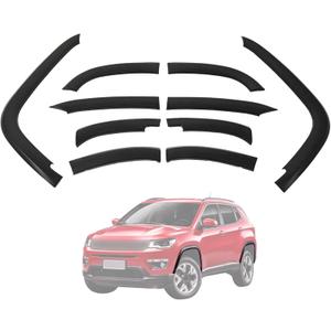 Wheels Fender Flares Trim Compatible with Jeep Compass 2011-2016
