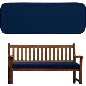 Outdoor/Indoor Bench Cushion Cover 36 x 14 x 4 Inch,Waterproof Swing Pads and Loveseat Bench Seat Cushion Cover, Durable Memory Foam Cushions Cover with Dirt Fade Resistant,Replacement Cover Only (Navy)