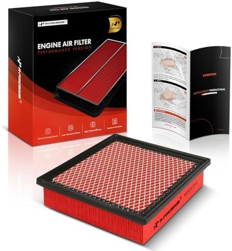 A-Premium High-performance, Pre-oiled Engine Air Filter Compatible with Ford & Lincoln - Expedition(2007-2024), F150(2009-2024), F250 F350 F450 Super Duty(2008-2016), Navigator(2007-2024), F650, F750