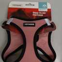 Voyager All Weather No Pull Step-in Mesh Dog Harness with Padded Vest, Best Pet Supplies, Large, Pink Base, Medium