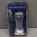 Remington Smooth & Silky Electric Shaver for Women, 4-Blade Smooth Glide Foil Shaver and Bikini Trimmer with Almond Oil Strip, Shave Wet or Dry