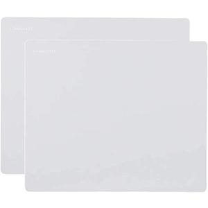 24''x20'' Extra Large Silicone Baking Mat for Dough Rolling Pastry Fondant Mat Nonstick and Nonskid Heat Resistent, Countertop Protector, Dining Table Mat and Placemat (Extra Large Gray 2 Pack)