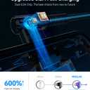 MRGLAS 3.2A USB C Charger Cable, [4-Pack,10+6.6+3.3+1.6FT] USB A to USB C Right Angle Gold-Plated Type C Charger Fast Charge Durable Braided Cord for iPhone 17 16 15 Samsung S10 Note 10 S21 LG-Purple