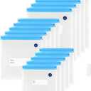 Vacuum Sealer Zipper Bags Sous Vide bags for food BPA Free Reusable Resealable with Air Valve Double Layers Food Storage 3 Sizes15 Pcs