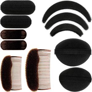 11 Pieces Hair Bump Sponge Volume Hair Bases Set Bump It Accessory for Volume Insert Styling Tools up Combs Clips Sponge Bun Updo Accessories for Women DIY Hairstyles(Black, Brown) 11 Pieces Hair Bump Sponge Volume Hair Bases Set Bump It Accessory for Volume Insert Styling Tools up Combs Clips Sponge Bun Updo Accessories for Women DIY Hairstyles(Black, Brown)