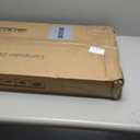 Standing Desk Adjustable Height, Mobile Stand Up Desks with Wheels Small Computer Desk Rolling Desk, Portable Laptop Desk Black Standing Table Sit Stand Home Office Desks 16"x31.5" Height 27"-43.5"