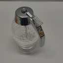 Honey Dispenser,Honey Dispenser No Drip,ABS Honey Pot with Stand, Maple Syrup Honey Container, No Drip Syrup and Sugar Jar Pot with High Capacity Pourer Dispenser