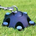 Patented 360 Swivel Dog Tie Out Stake Dog Anchor for Small to Large Dogs Up to 150lbs - Dog Yard Leash Stake with 5 Strong Tether Holds 1000lbs of Pull Force (Stake with 30 Cable)