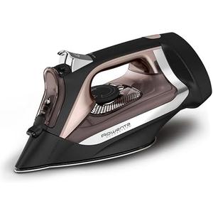 Rowenta Iron Steamer for Clothes, Stainless Steel Soleplate, Iron with Retractable Cord, Black, DW2459 Rowenta Iron Steamer for Clothes, Stainless Steel Soleplate, Iron with Retractable Cord, Black, DW2459