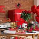 6 Pcs Derby Horse Racing Table Decorations Signs Run for the Roses Wooden Tabletop Centerpiece Kentucky Derby Party Tiered Tray Table Toppers for Home Office Desk Derby Shelf Holiday Party Supplies