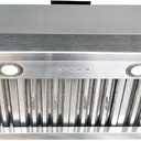 SINDA 42 Inch Built-in Range Hood Insert Vent 1150 CFM with 4 Speed Exhaust Fan Kitchen Under Cabinet Vent Hood Adjustable LED Lights, Dishwasher-safe, Baffle Filters,Stainless Steel
