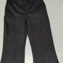 blibean Teen Girls Flare Pants Big Kid Fall Bell Bottom Leggings Solid Casual School Uniform Elastic High Waist Pant Spring Formal Wide Leg Legging with Pockets Size 10-11 Year Old, Black